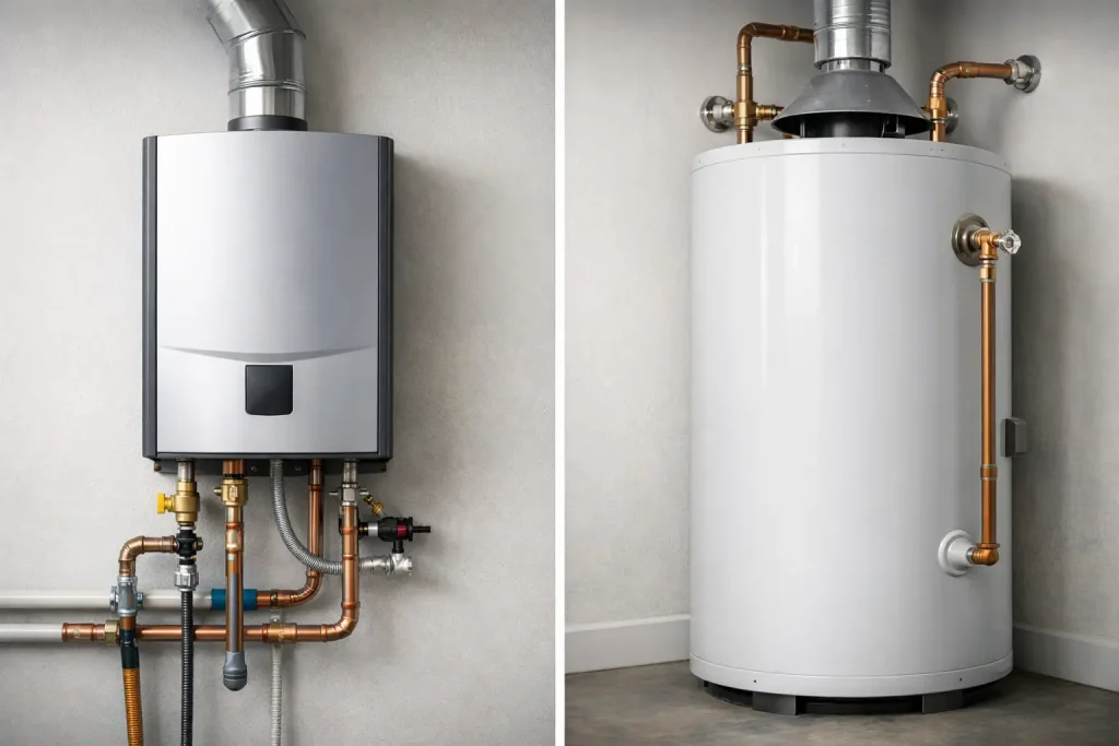 Tankless vs Traditional Water Heater