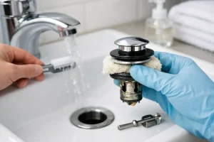 How to Clean a Bathroom Sink Stopper Properly